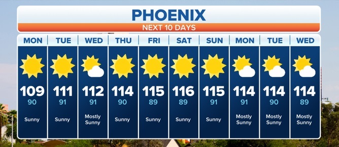 Phoenix Heat is bad for RVs